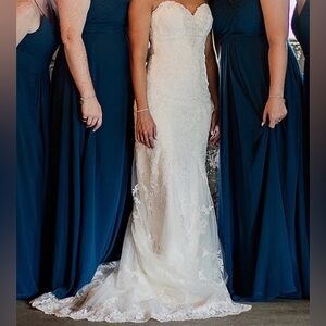 Stella York Ivory Lace Wedding Dress